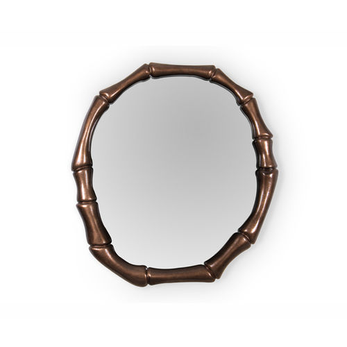 Miroir mural - HAIKU  - Maison Valentina - contemporain / rond / en cuivre