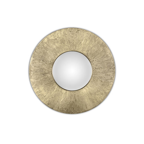 Miroir mural - HULI  - Maison Valentina - contemporain / rond / en laiton