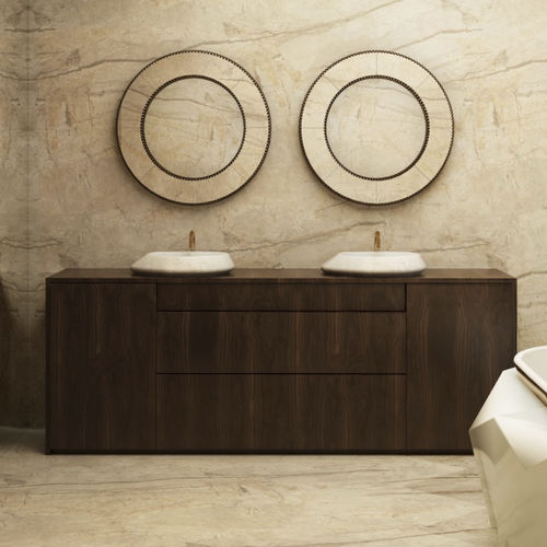 Miroir mural - CROWN - Maison Valentina - professionnel / contemporain / rond