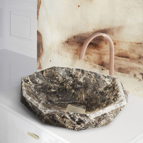 Vasque à poser - DIAMOND  - Maison Valentina - en marbre / sculpturale / sans trou