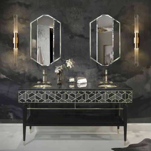 Applique murale contemporaine - TYCHO - Maison Valentina - d'intérieur / en laiton / en cristal