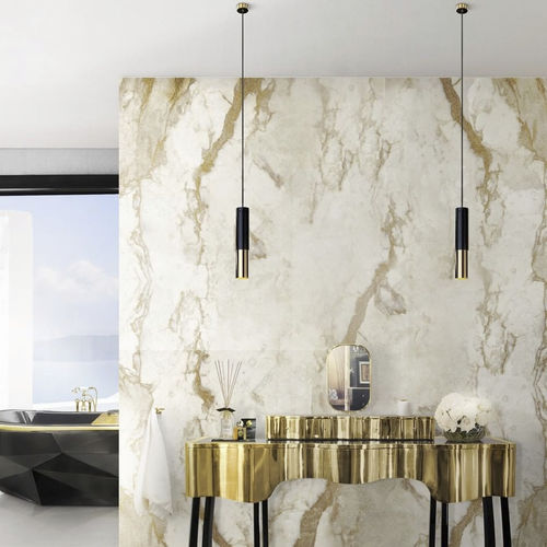 Suspension - IKE - Maison Valentina - en aluminium / en laiton / design scandinave