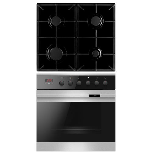 Cuisinière à gaz - CCES37219X - Amica - électrique / 4 foyers / 1 four