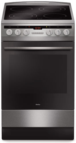 Cuisinière électrique - 500 LINE : 57CE3.315HTAQ(XX) - Amica - vitrocéramique