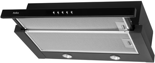 Hotte murale - OTC612B - Amica - escamotable / noire