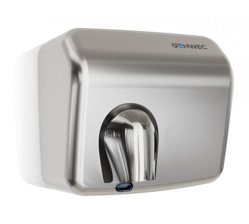 Sèche-mains automatique - GW01 25 04 01 - genwec - en inox brossé / pour toilettes