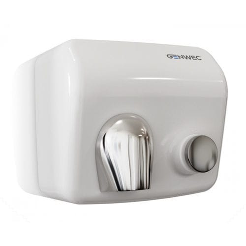 Sèche-mains bouton poussoir - GW01 26 03 00 - genwec - manuel / mural / en acier inoxydable