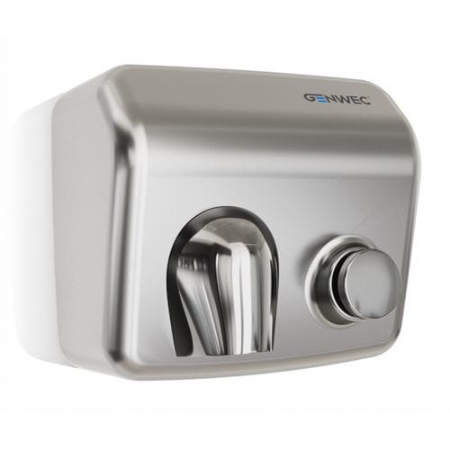 Sèche-mains manuel - GW01 26 04 01 - genwec - mural / en inox brossé