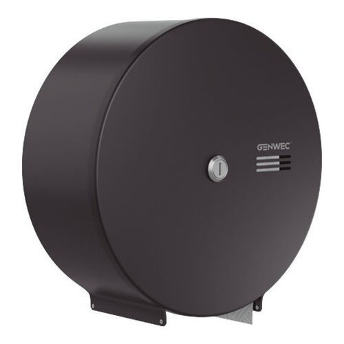 Distributeur de papier toilette mural - GW03 02 04 03 - genwec - en inox / noir / pour sanitaire public