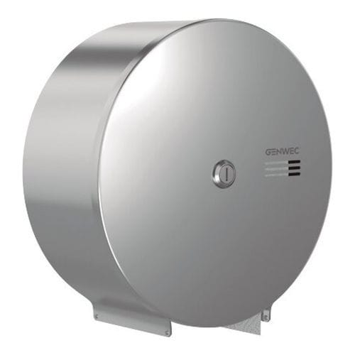 Distributeur de papier toilette mural - GW03 02 04 01 - genwec - en inox / brossé / professionnel