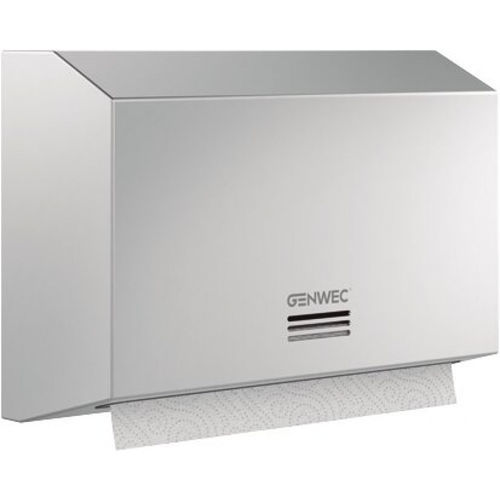 Distributeur d'essuie-mains mural - GW03 04 04 01 - genwec - en inox brossé / en inox 304 / professionnel