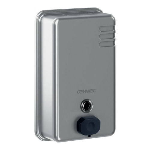 Distributeur de savon professionnel - GW04 01 04 01B - genwec - en inox brossé / en inox 304 / manuel