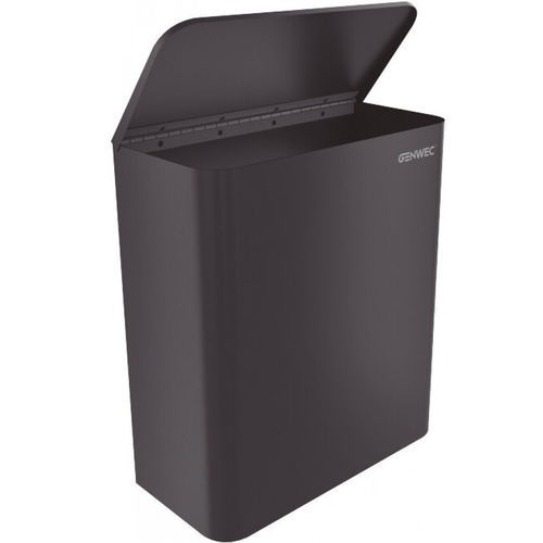 Poubelle en acier inoxydable - GW06 15 04 03 - genwec - d'extérieur / murale / pour sanitaire