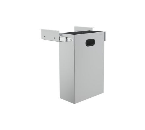 Poubelle en acier inoxydable - GW06 18 04 01 - genwec - en acier inoxydable brossé / pour intérieur / sous plan