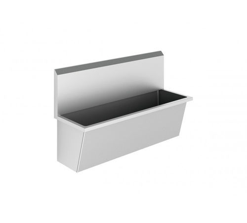 Vasque suspendue - GW08 47 04 01 - genwec - en acier inoxydable brossé / en inox / rectangulaire