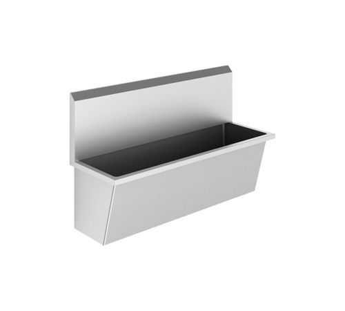 Vasque suspendue - GW08 49 04 01 - genwec - en acier inoxydable brossé / en inox / rectangulaire