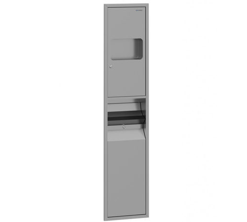 Sèche-mains automatique - GW09 01 04 01 - genwec - à encastrer / en métal / avec distributeur de papier
