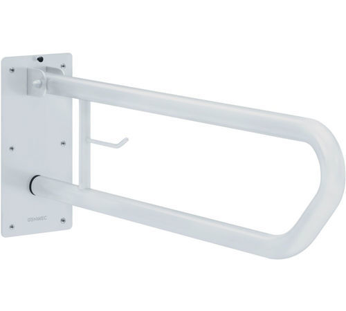 Barre de maintien en acier inoxydable - GW11 07 03 00 - genwec - pour sanitaire / blanche / rabattable