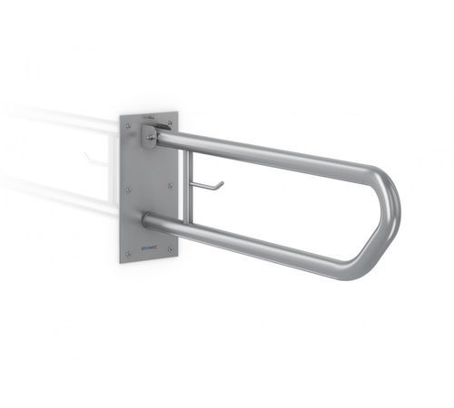Barre de maintien en acier inoxydable - GW11 08 04 01 - genwec - en inox brossé / droite / murale