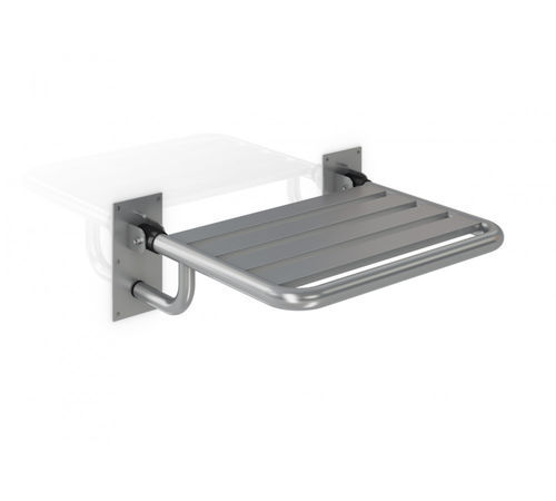 Siège de douche rabattable - GW11 23 04 01 - genwec - mural / en inox 304 / résidentiel