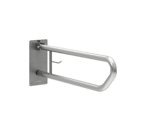 Barre de maintien en acier - GW11 73 04 01 - genwec - en inox brossé / droite / murale