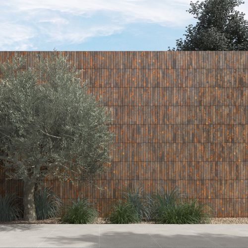 Revêtement mural pour intérieur - OXYDEN - Castelatto - pour l'extérieur / en béton / à relief