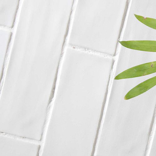 Carrelage en grès cérame - Handmade Floor White - WOW Design EU - mat / d'intérieur / d'extérieur