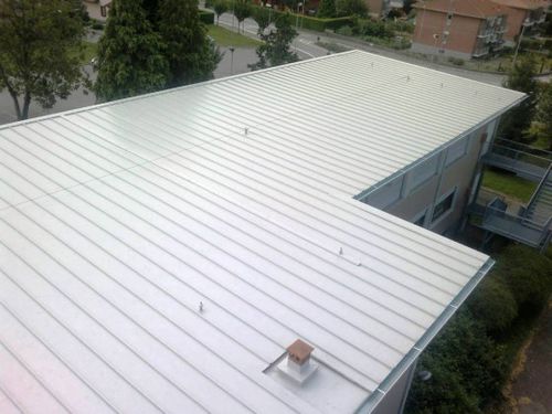 Couverture de toit en aluminium - DRYTEC® 550 - Centrometal - nervurée