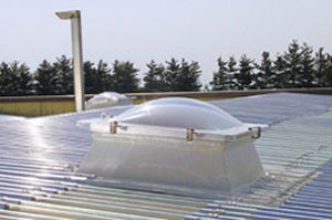 Coupole transparente en polycarbonate - Centrometal