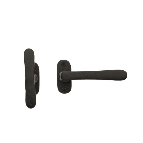 Poignée pour porte - PHTL”T+L”/ PBTC 1  - Dauby - en fer vieilli / en métal brut / en bronze blanc