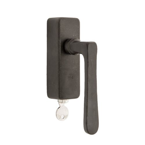 Poignée de fenêtre oscillo-battante - PHL”L” / DKS - Dauby - en fer vieilli / en métal brut / en bronze blanc