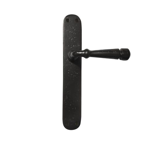 Poignée pour porte - PH1830 /P40  - Dauby - en fer vieilli / en métal brut / en bronze blanc