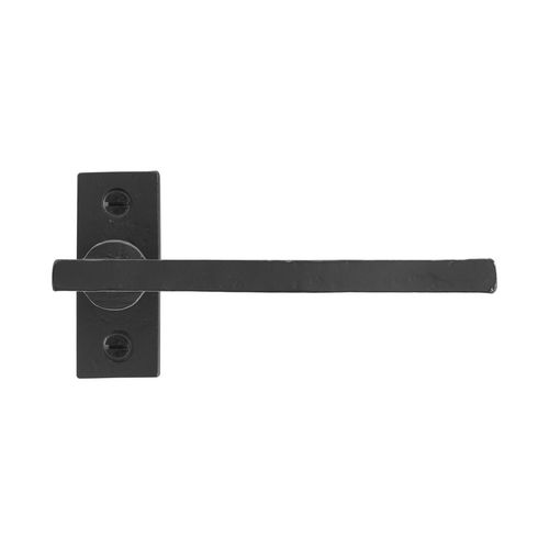 Poignée de porte - PH2017 /PBTC Q - Dauby - en fer vieilli / en métal brut / en bronze blanc