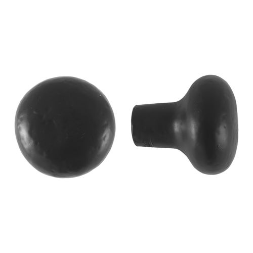 Bouton de meuble classique - PT-45 - Dauby - en fer vieilli / en métal brut / en bronze blanc