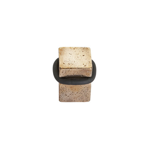 Anti-claque-porte en fer vieilli - PURE - Dauby - en métal brut / en bronze blanc / en bronze brut
