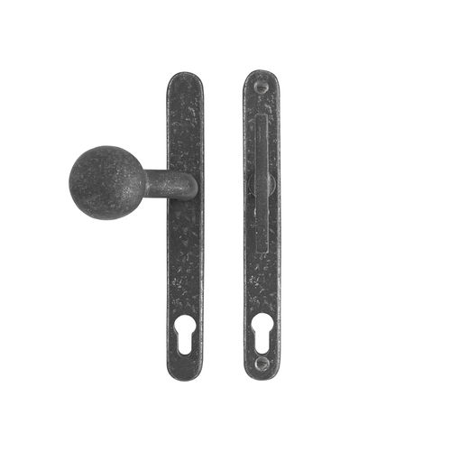 Poignée pour porte - TOP + PH2017″T” - Dauby - en fer vieilli / en métal brut / en bronze brut