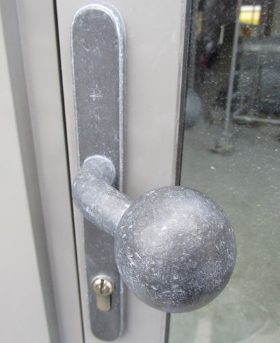 Poignée pour porte - SECURITY TOP + PH1925+ - Dauby - en fer vieilli / en métal brut / en bronze brut