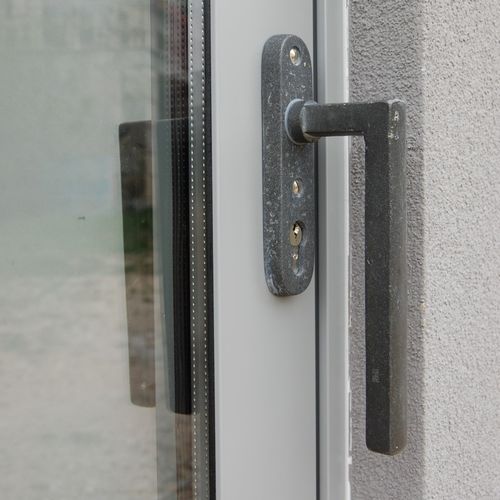 Poignée pour porte coulissante - PSLD PZ - Dauby - en fer vieilli / en métal brut / en bronze brut