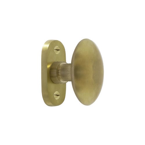 Bouton de porte classique - COH1018/ PBTC 1 - Dauby - en laiton brossé