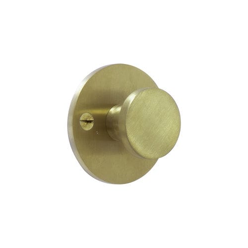 Patère contemporaine - CITH610  - Dauby - en laiton brossé / individuelle / de salle de bain