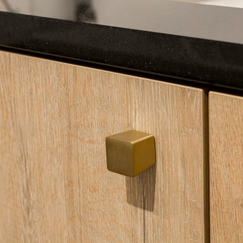 Bouton de meuble classique - CIP600  - Dauby - en laiton brossé