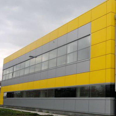 Panneau composite de revêtement - Usluga Glass - pour bardage de façade / en aluminium