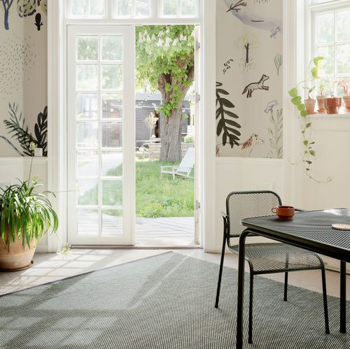 Tapis contemporain - HUGIN - Fabula living - uni / en polyester / en polypropylène