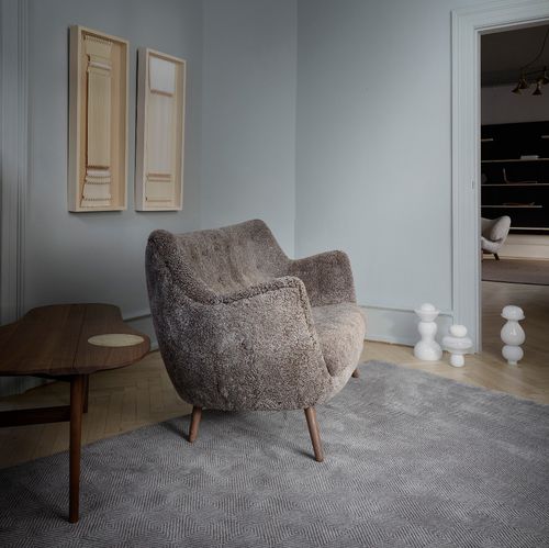 Tapis contemporain - GISLI - Fabula living - à motif / en coton / en laine de Nouvelle Zélande
