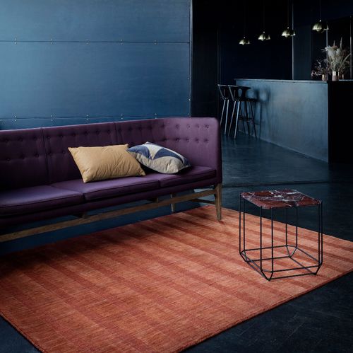 Tapis contemporain - LILY - Fabula living - à rayures / en coton / en laine de Nouvelle Zélande