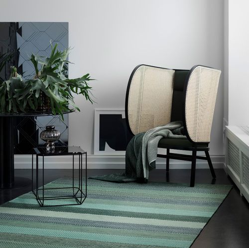 Tapis contemporain - VERONICA - Fabula living - à rayures / en coton / en laine de Nouvelle Zélande