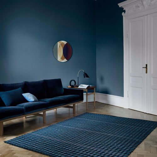 Tapis contemporain - LOTUS - Fabula living - à carreaux / en laine de Nouvelle Zélande / en lin