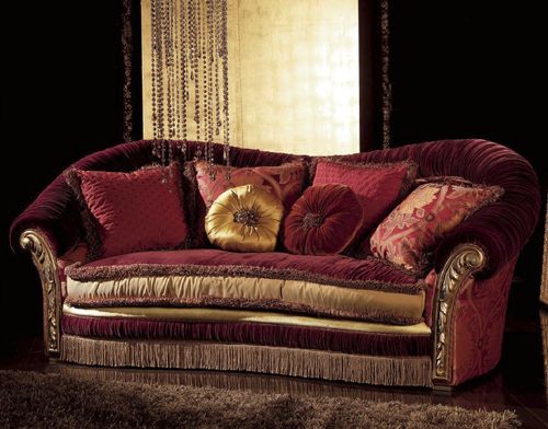 Canapé de style - ART. 200 - Casta Diva Interiors - en tissu / en cuir / multicolore