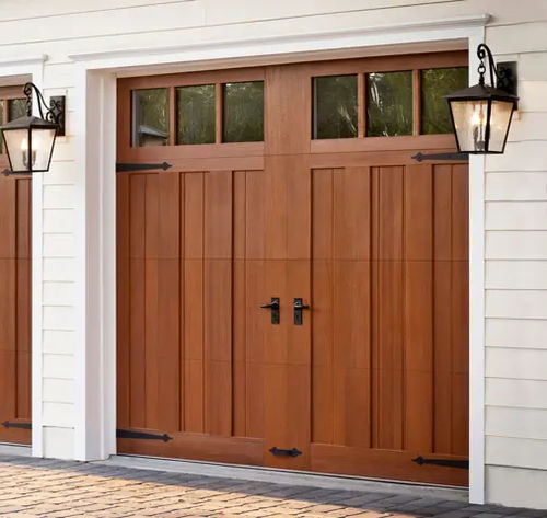 Porte de garage en composite - CANYON RIDGE® CARRIAGE HOUSE (5-LAYER) - Copy door - sectionnelle / battante / en acier