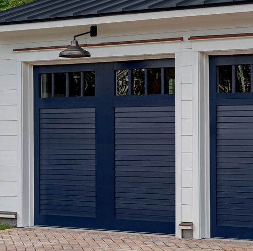 Porte de garage en composite - CANYON RIDGE® LOUVER - Copy door - sectionnelle / battante / en acier